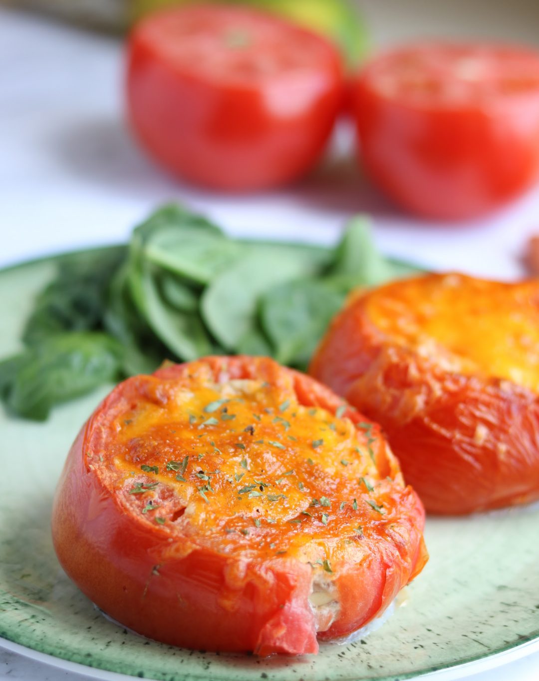 Keto Tuna Melt Stuffed Tomatoes From Gate To Plate
