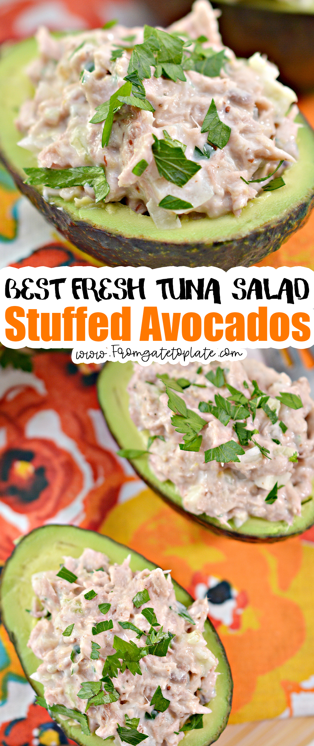 Tuna Salad Stuffed Avocados
