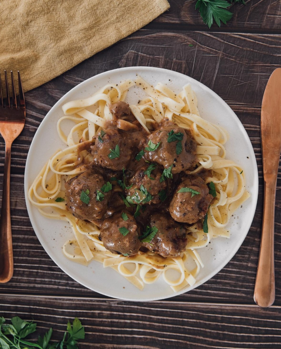 Easy French Onion Chicken Meatballs