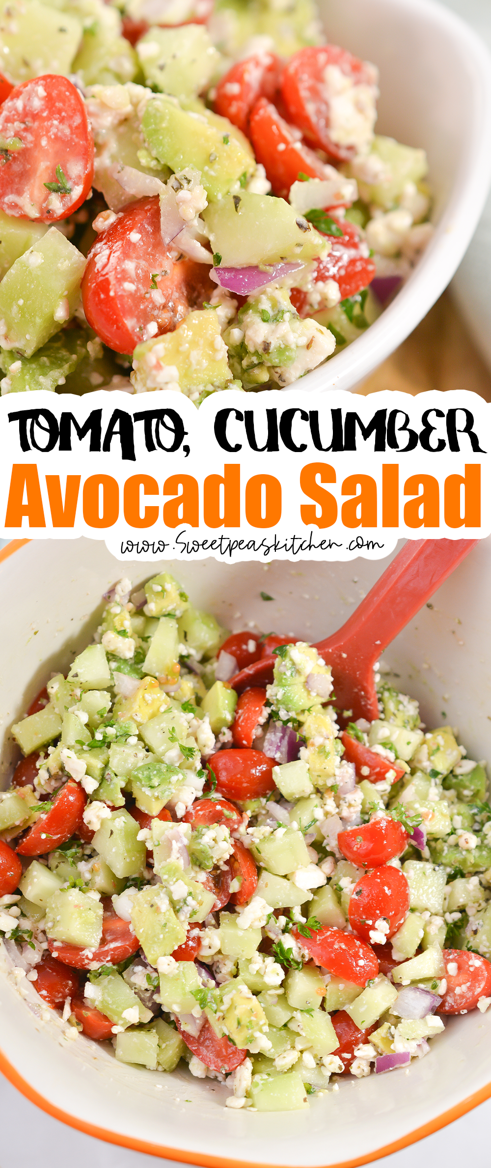 Tomato, Cucumber and Avocado Salad