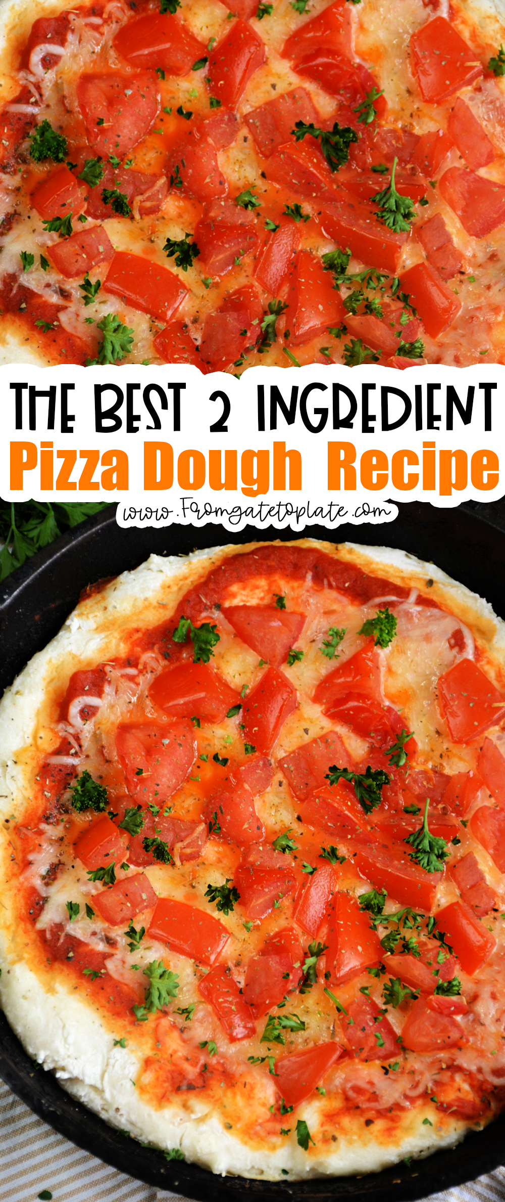 2 Ingredient Pizza Dough 
