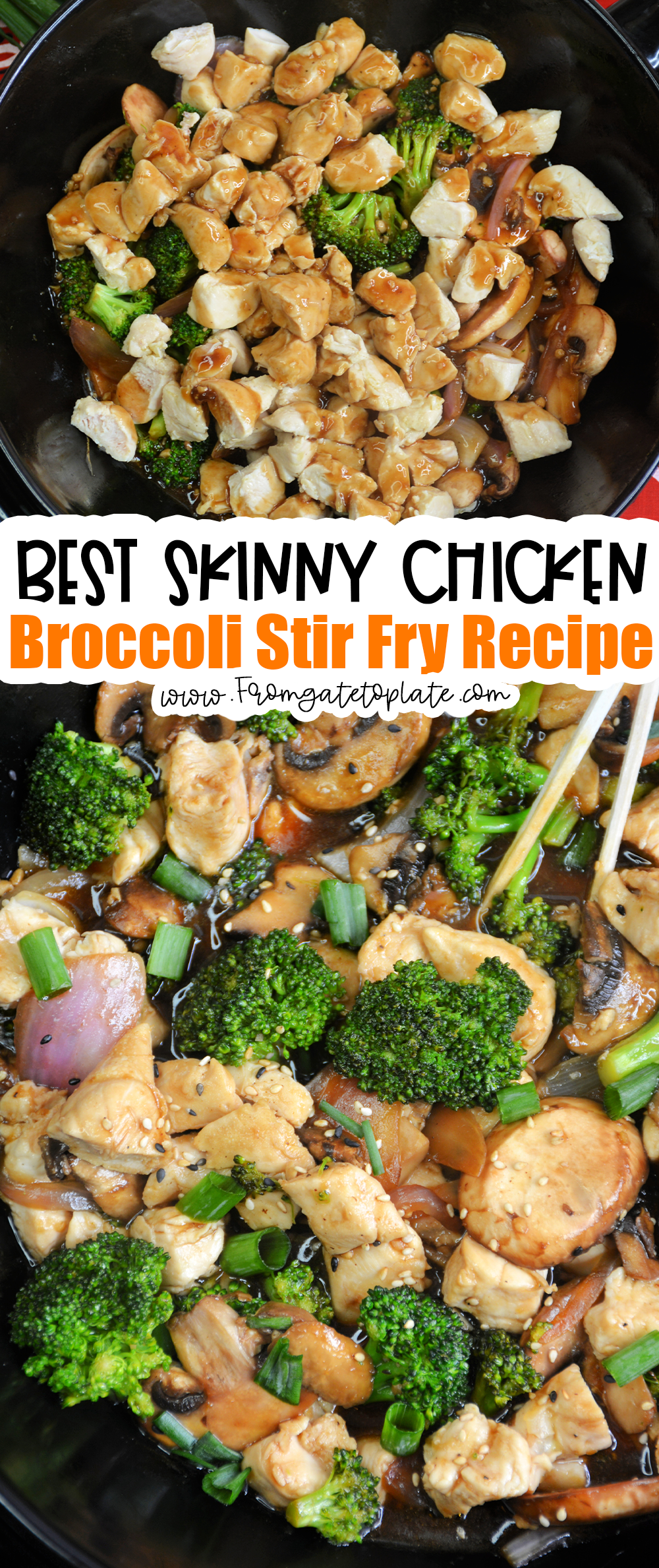Skinny Chicken Broccoli Stir Fry