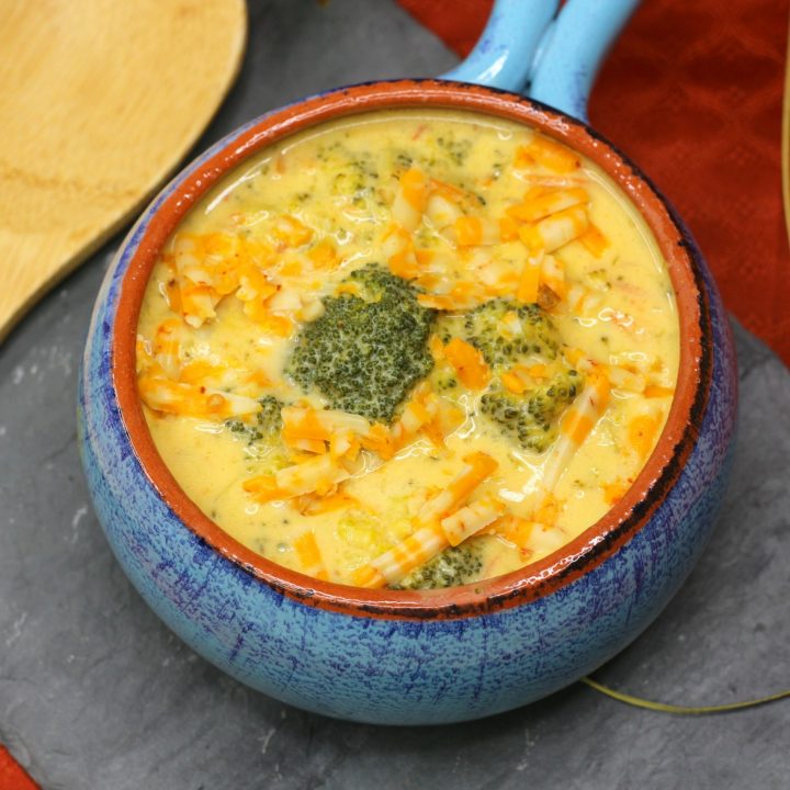 5 Alarm Broccoli cheddar soup
