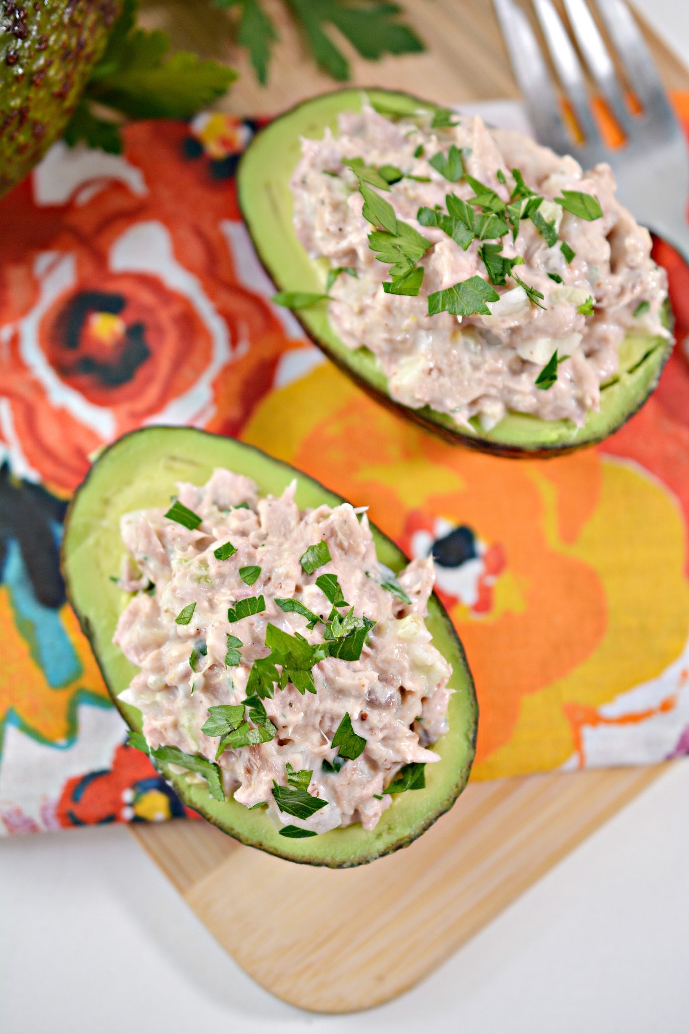 Tuna Salad Stuffed Avocados - From Gate To Plate