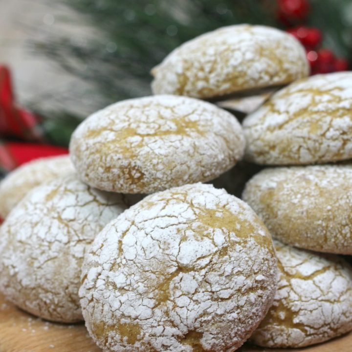 Pumpkin Crinkle Cookies