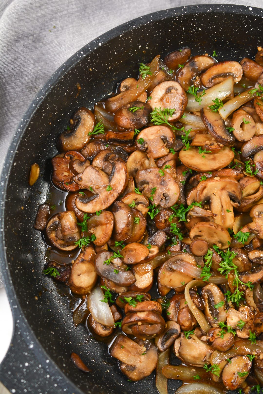 Sauteed Balsamic Mushrooms - From Gate To Plate