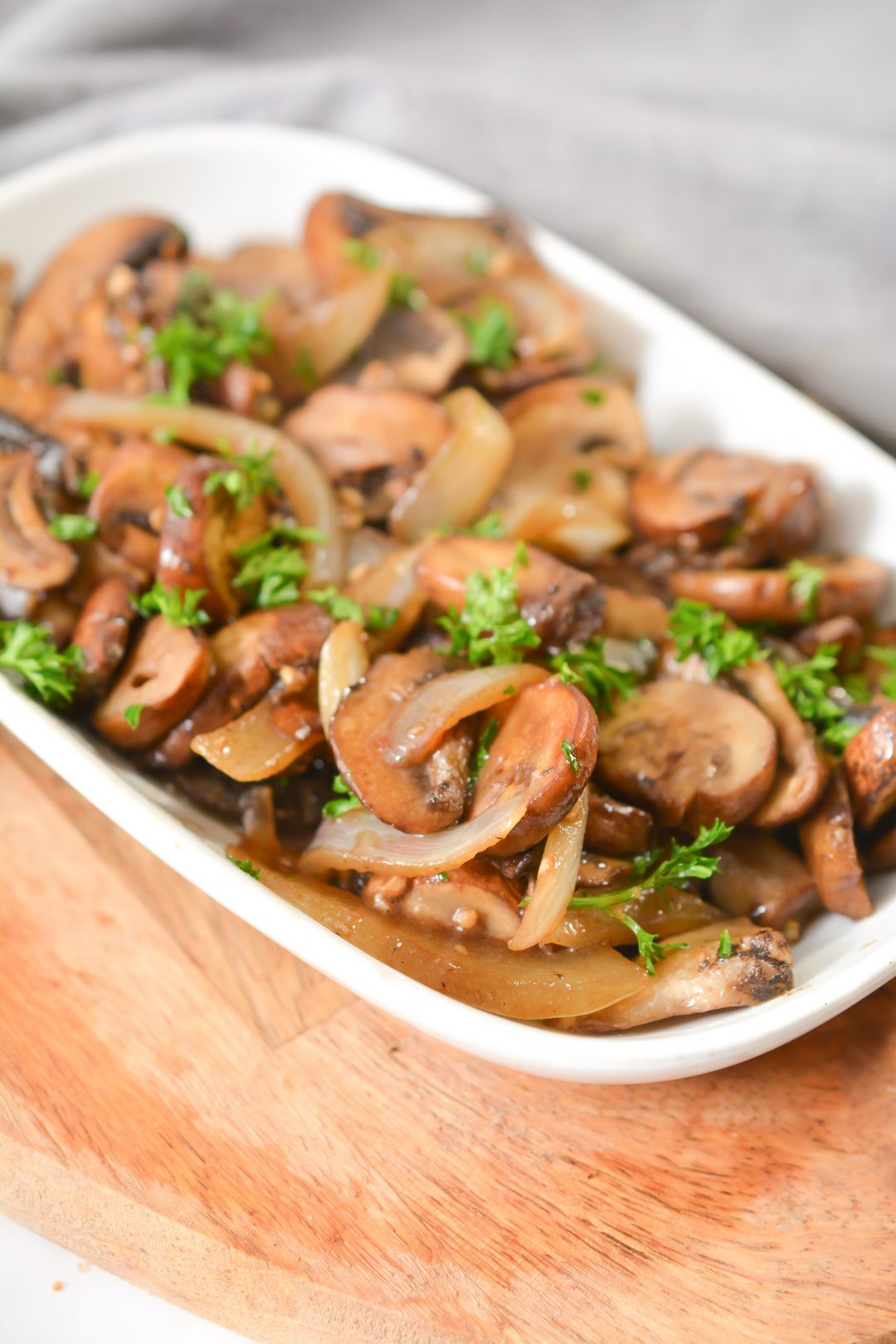 Sauteed Balsamic Mushrooms - From Gate To Plate