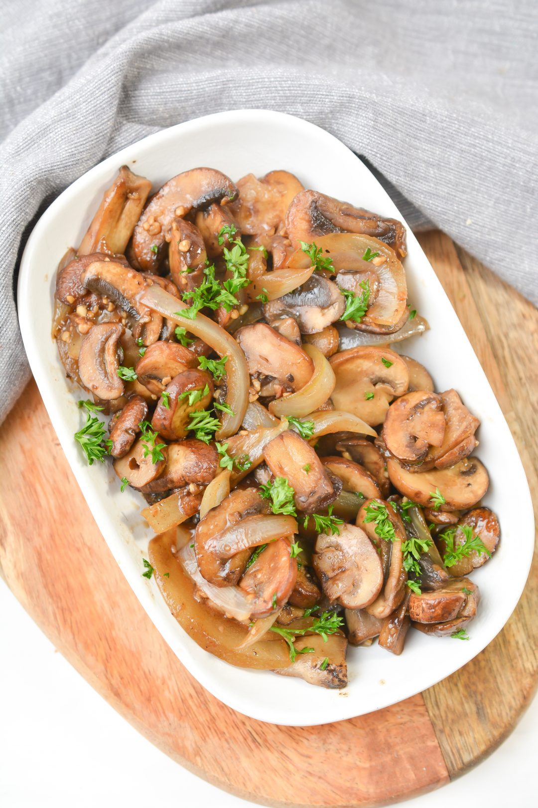 Sauteed Balsamic Mushrooms - From Gate To Plate