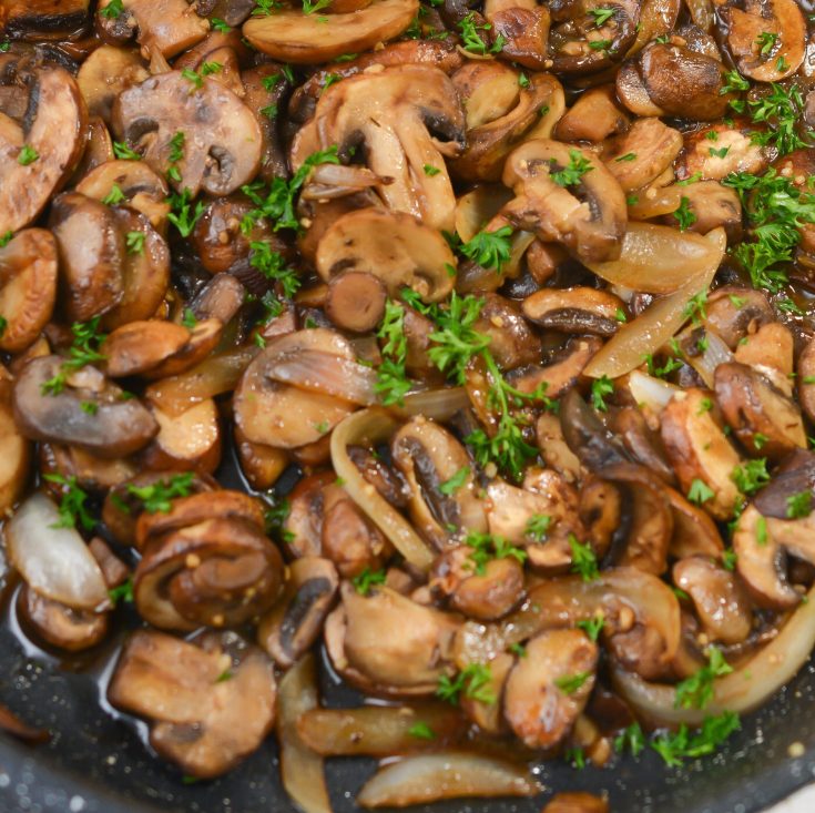 Sauteed Balsamic Mushrooms - From Gate To Plate