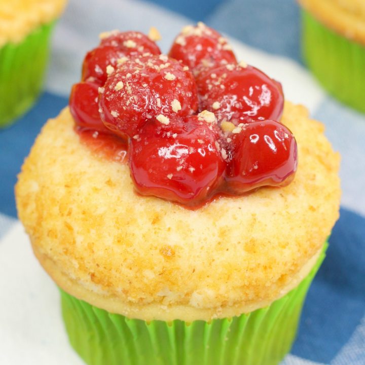 Cherry Pie Cupcakes