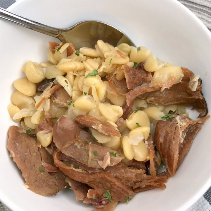 Instant Pot Lima Beans and Ham