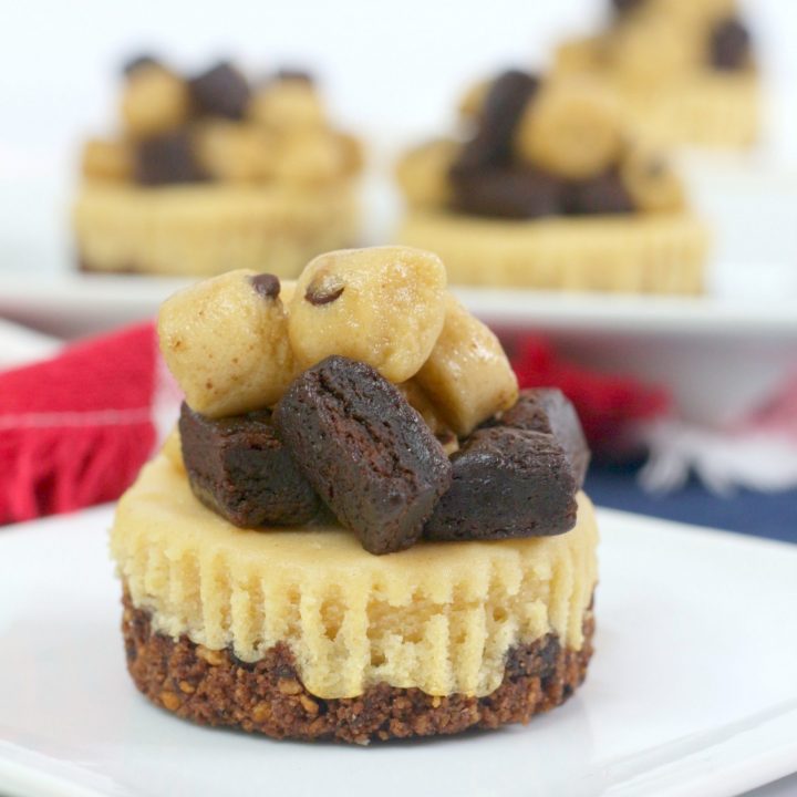 Peanut Brownie Dough Cheesecake