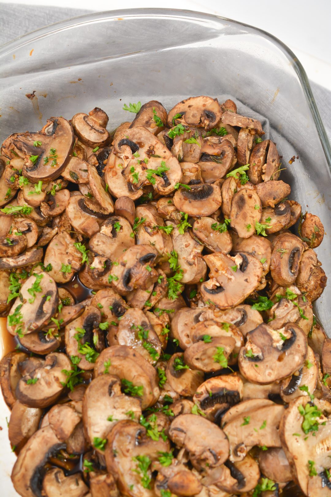 Balsamic Roasted Garlic Mushrooms - From Gate To Plate
