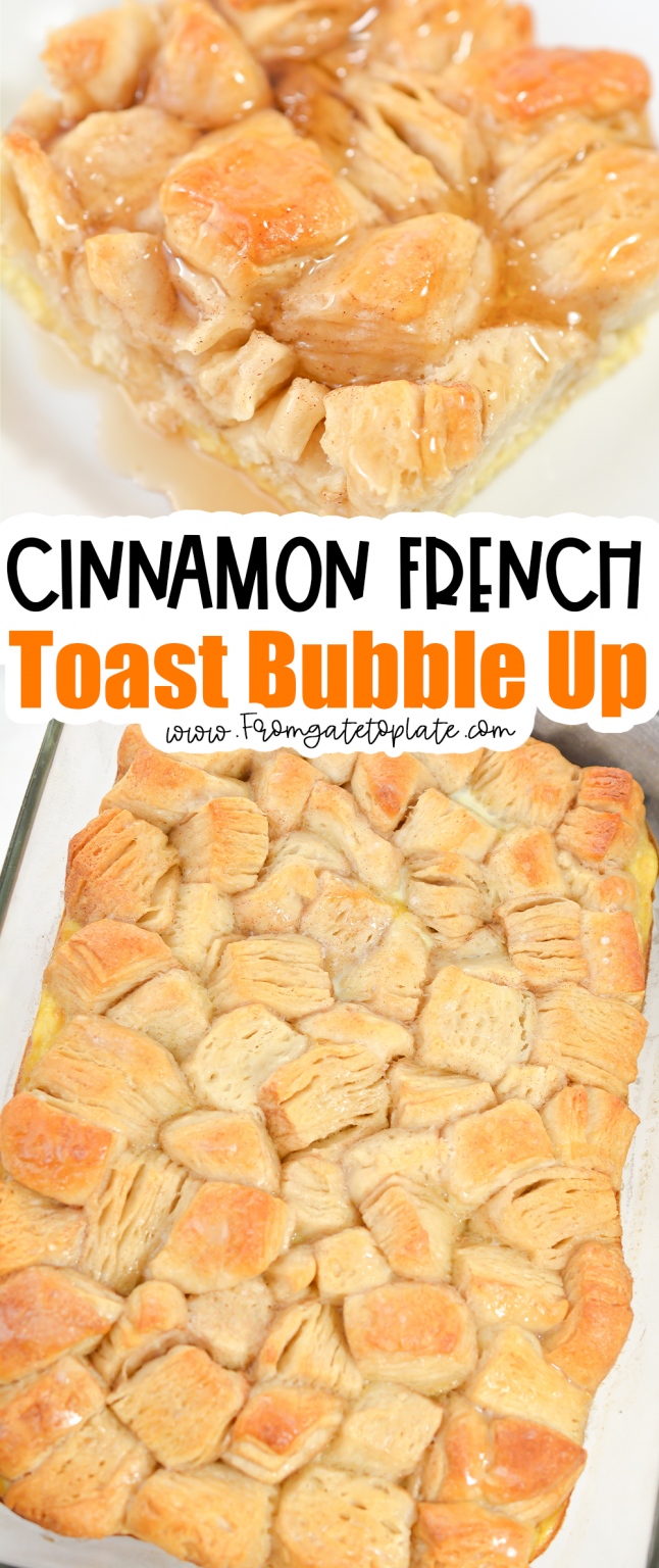 Cinnamon French Toast Bubble Up From Gate To Plate