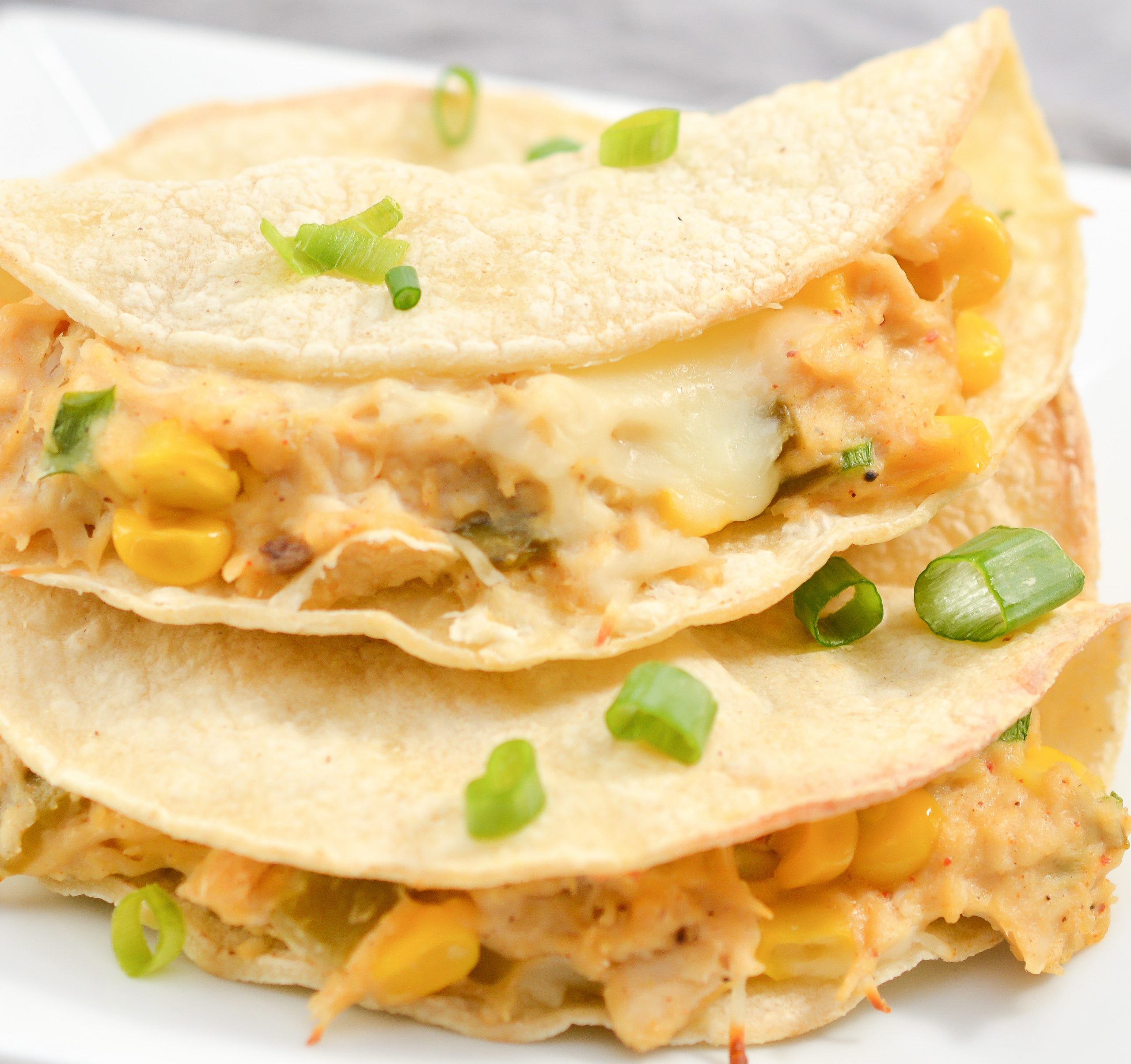 White Chicken Chili Tacos