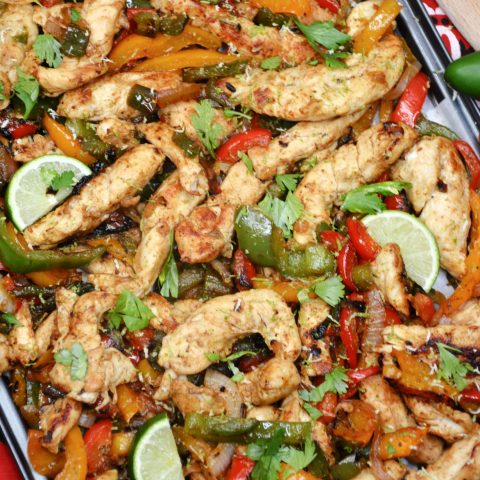 Sheet Pan Chicken Fajitas - From Gate To Plate