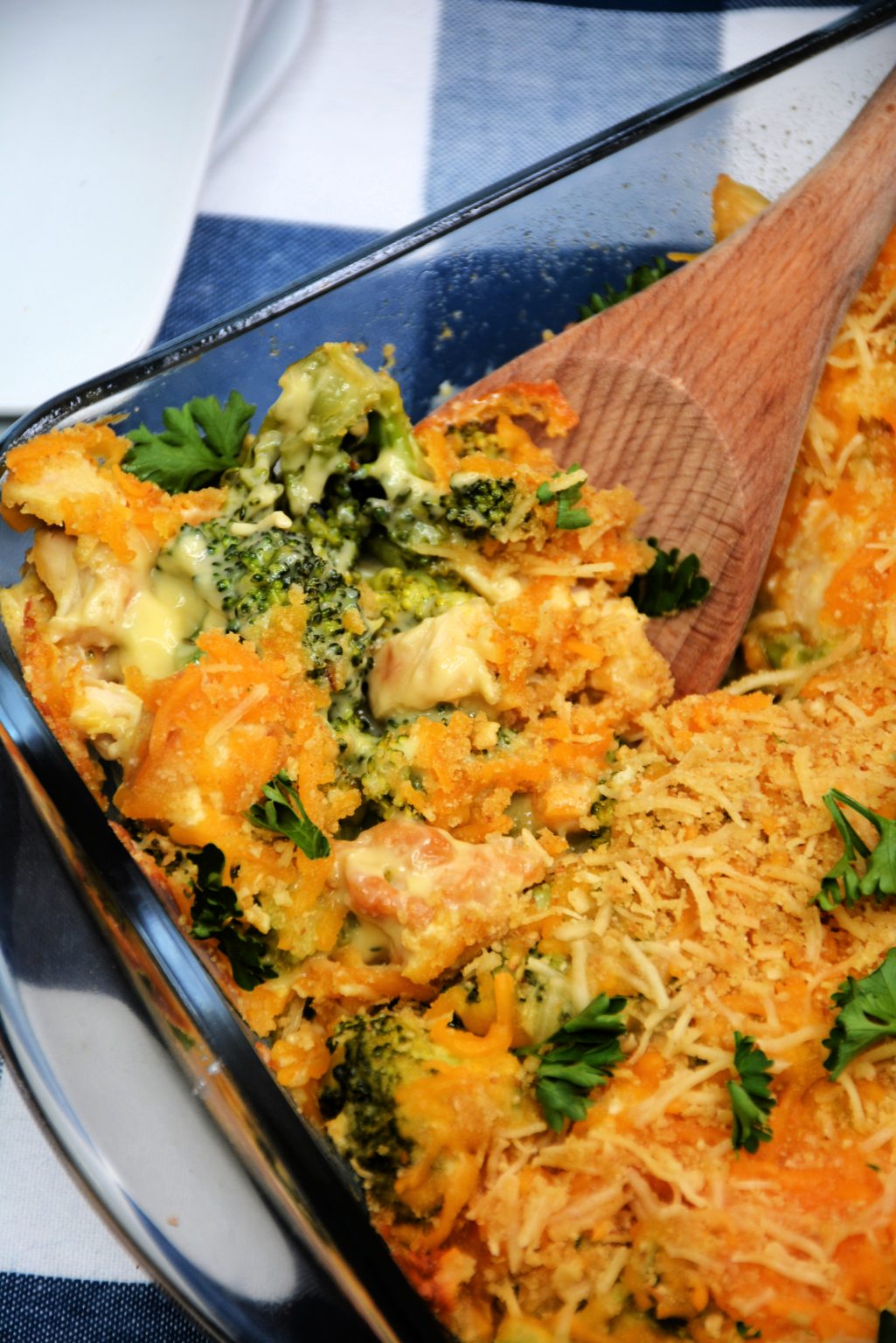 Skinny Chicken Broccoli Casserole From Gate To Plate   Skinny Chicken Broccoli Casserole 3 1025x1536 