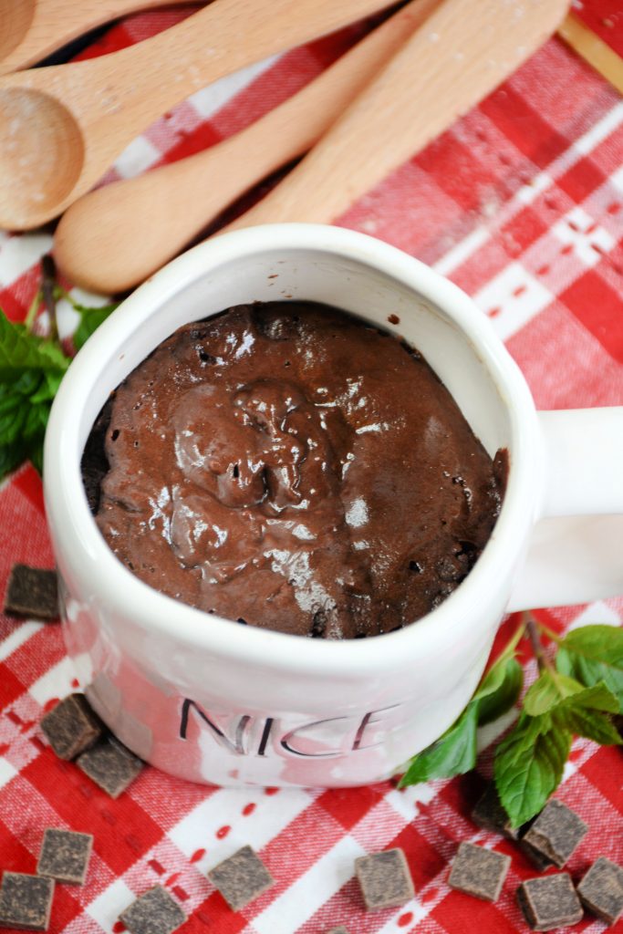 Skinny Chocolate Mug Cake - From Gate To Plate