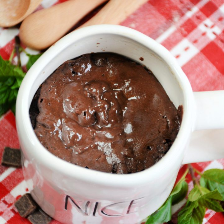 Skinny Chocolate Mug Cake