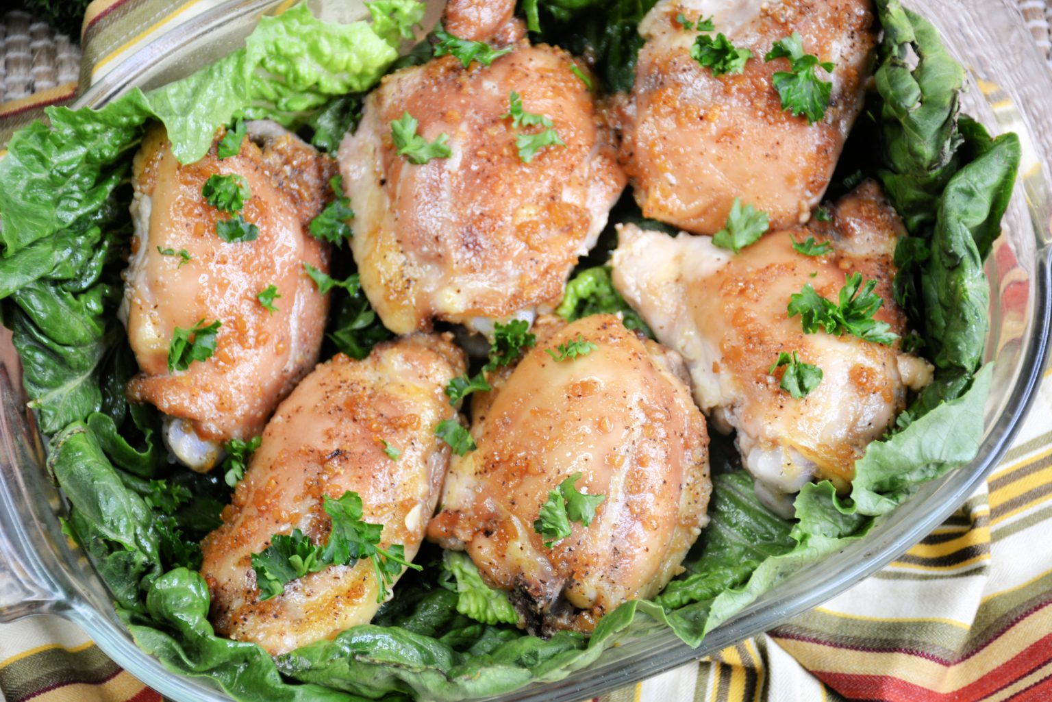 Skinny Garlic Chicken From Gate To Plate