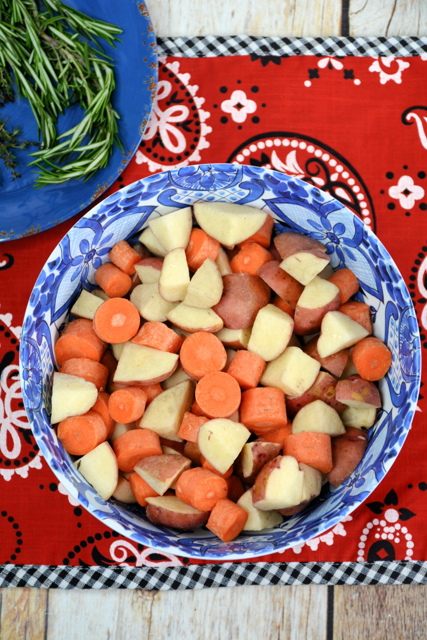 Roasted Potatoes, Carrots, and Beans From Gate To Plate