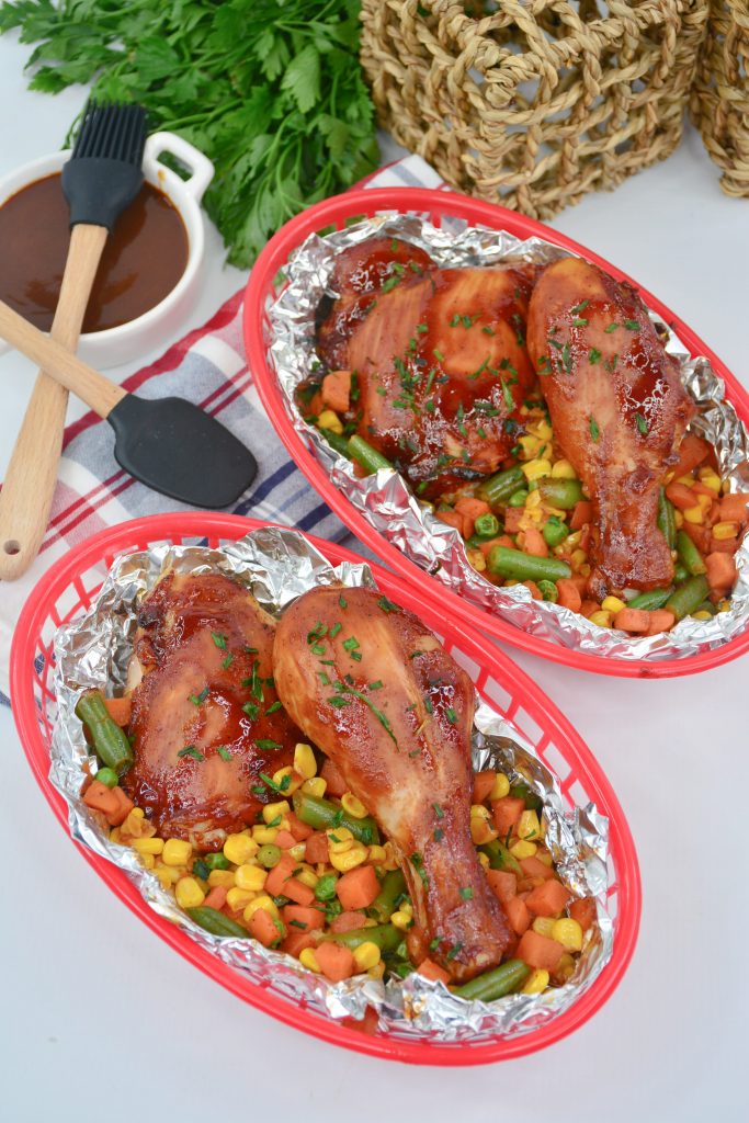 BBQ Chicken Foil Packets - From Gate To Plate