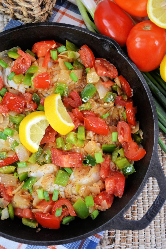 Skillet Cajun Fish - From Gate To Plate