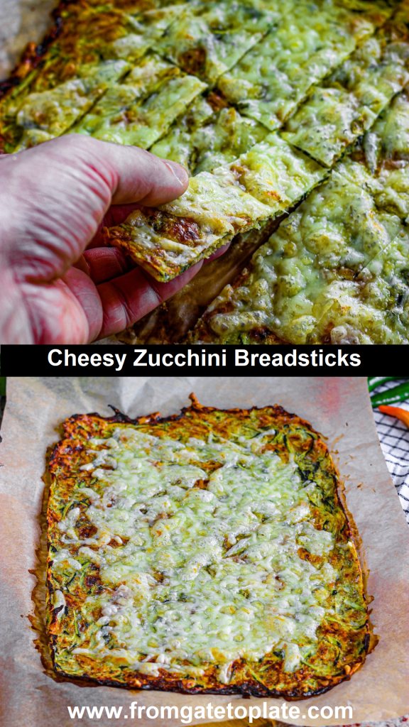 Cheesy Zucchini Breadsticks From Gate To Plate