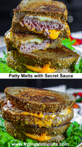 Patty Melts with Secret Sauce - From Gate To Plate