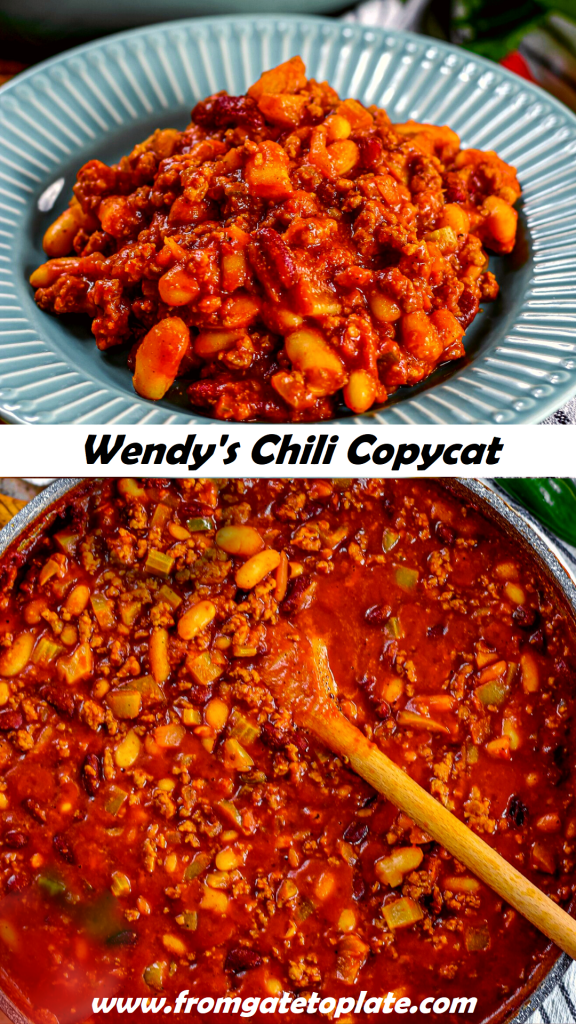 Wendy’s Copycat Chili - From Gate To Plate