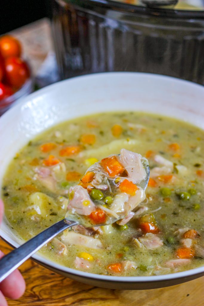 Crock Pot Chicken and Dumplings - From Gate To Plate