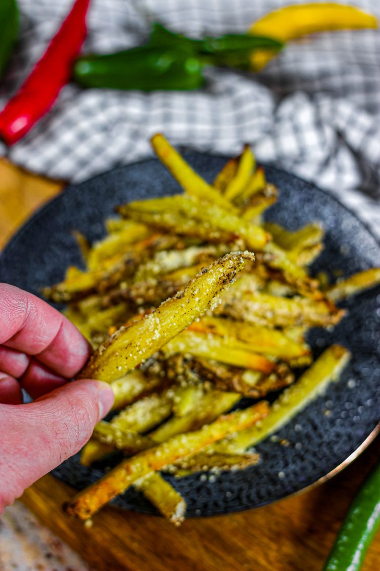 Baked Garlic Parmesan Fries - From Gate To Plate