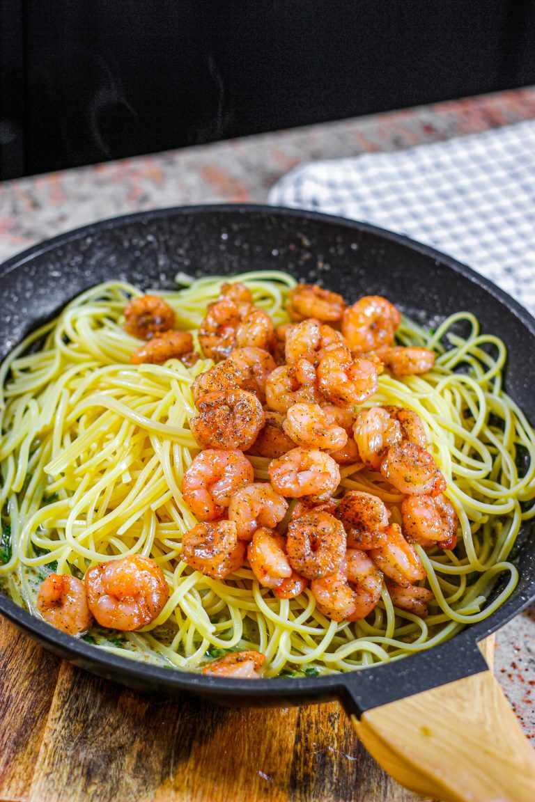 Shrimp Scampi with Spaghetti - From Gate To Plate