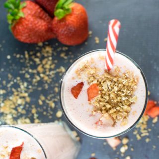 Strawberry Crisp Milkshake