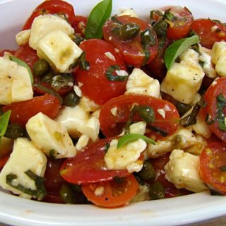 Marinated Tomato and Mozzarella Salad