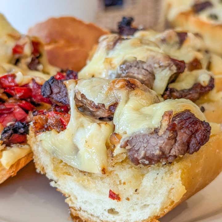 Philly cheesesteak cheese bread