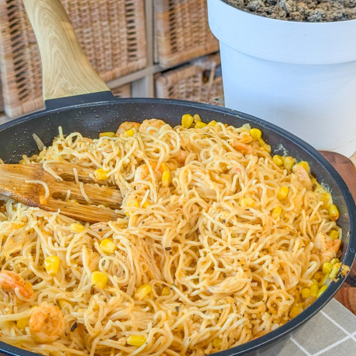 Spicy Cajun seafood ramen